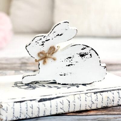 Dřevěný králíček